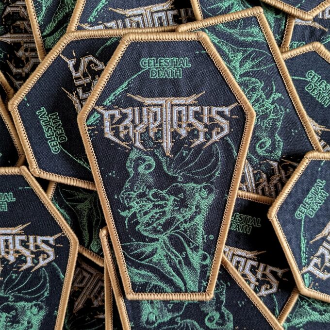 Patch - green coffin