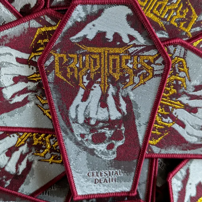 Patch - skull coffin